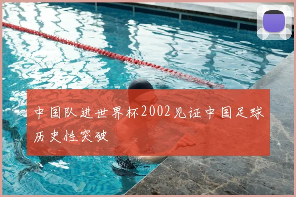 中国队进世界杯2002见证中国足球历史性突破